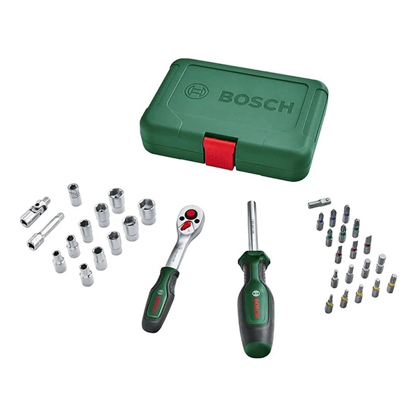 Bosch 34 Parça Cırcırlı Tornavida ve Lokma Takımı 1600A02BY1