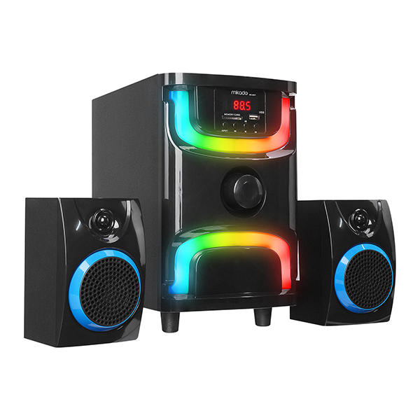 Mikado MD-96BT 2+1 40W Siyah Multimedya FM/BT/SD/USB Speaker Hoparlör