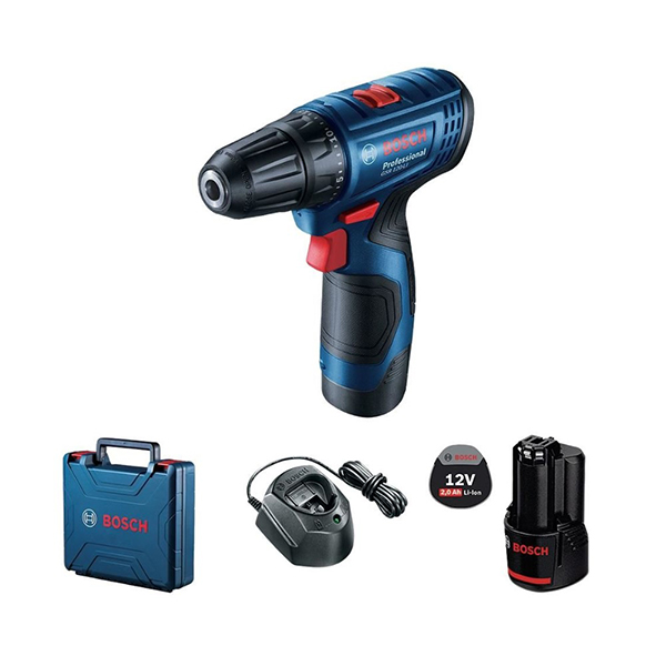Bosch GSR 120-LI 12V Akülü Vidalama Makinesi 2x2.0 Ah 06019G8000