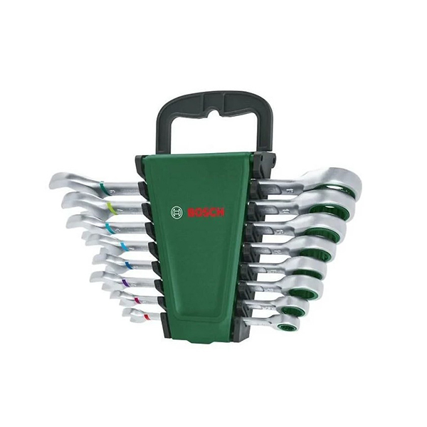 Bosch 8-19 mm Cırcırlı Kombine Anahtar Seti 8 Parça 1600A027PS