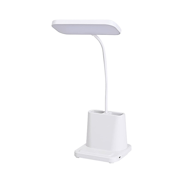 Raynox BKL-L5 360 Derece Usb Şajlı Parlaklık Ayarlamalı 3 Renk Kademeli Kalemlik Masa Lambası Beyaz