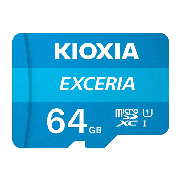 Kioxia Exceria 64GB Micro SDXC UHS 1 CLASS 10 100MB/S LMEX1L064GG2