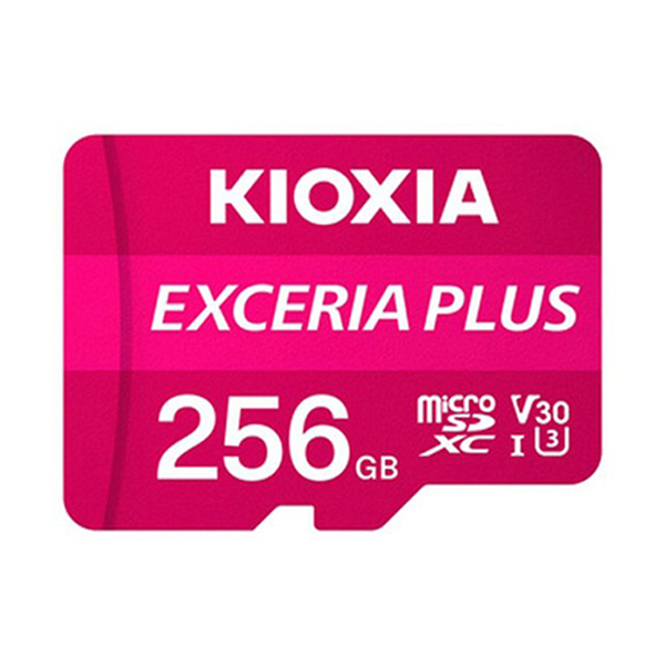 Kioxia Exceria Plus 256GB Micro SDXC UHS-1 V30 100MB/s LMPL1M256GG2