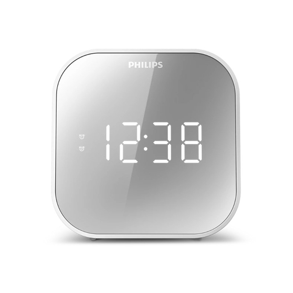 Philips TAR4406/37 Fm Radyo Çift Alarm Dijital Masa Saati Beyaz
