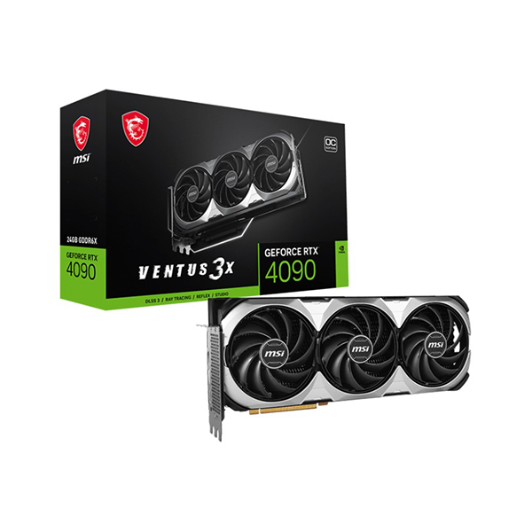 MSI RTX4090 24GB GDDR6X 384BIT 2xDP/2xHDMI RTX 4090 VENTUS 3X E 24G OC