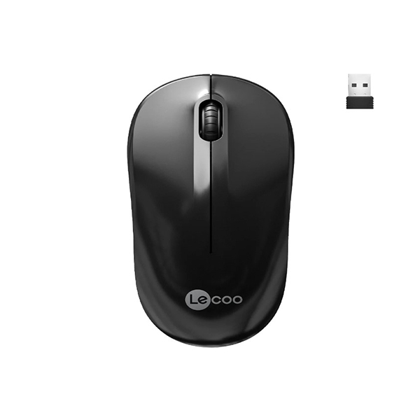 Lenovo Lecoo WS206 Kablosuz 1200 Dpi 3 Tuşlu Optik Mouse Siyah