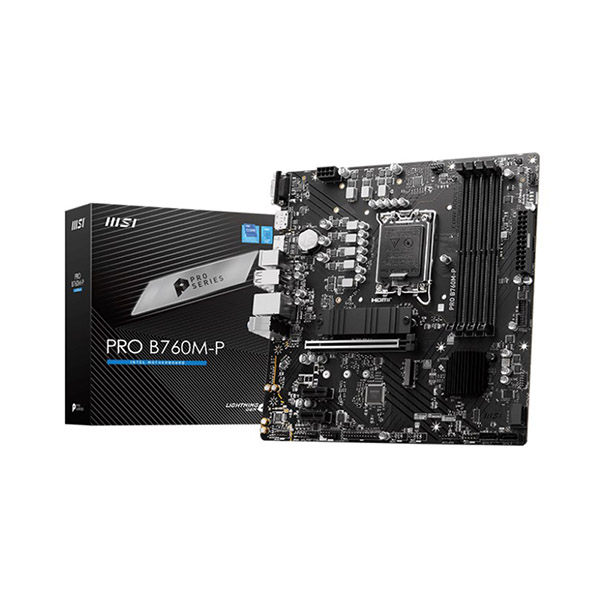 MSI PRO B760M-P 1700P DDR5 6800MHz(OC) DP/HDMI/VGA M.2 SATA3 USB3.2 mATX