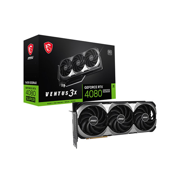 MSI RTX4080 16GB GDDR6X 256BIT 2xDP/2xHDMI GEFORCE RTX4080 SUPER 16G VENTUS 3X OC