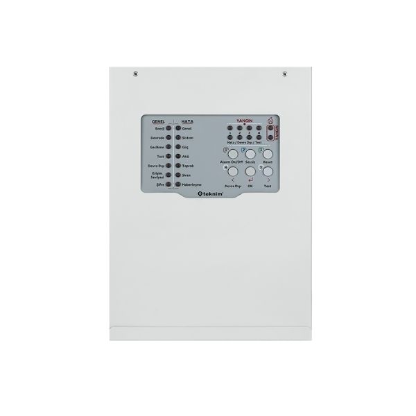 Teknim TFP-3124 4 Bölgeli Konvansiyonel Yangın Alarm Paneli ( Akü Hariç )