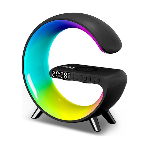Valx G-500B Rgb Çalar Saatli Gece Lambası Bt Destekli Çağrı Cevaplayabilen Hoparlör Siyah