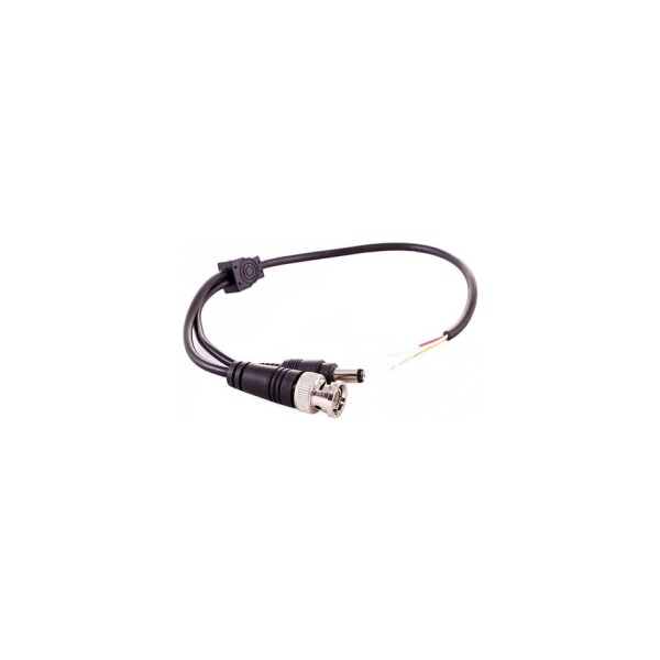 Xetef BNC-01 BNC+DC 5.5 x 2.1mm 30cm DC Kablo Siyah