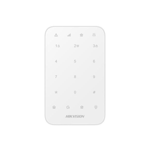 Hikvision DS-PK1-E-WE 868MHZ Kablosuz Keypad Beyaz