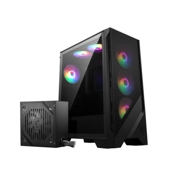 MSI MAG FORGE 120A B65 6 x120mm Auto RGB Fan 650W Bronz ATX Gaming Bilgisayar Kasası