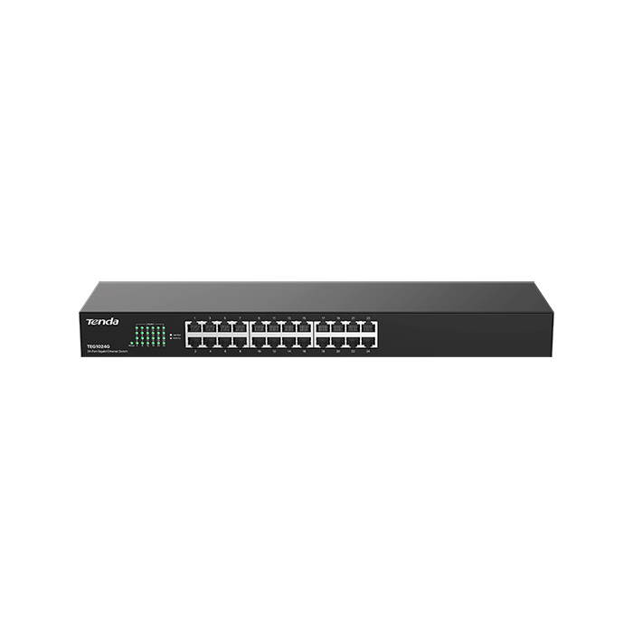 Tenda TEG1024G 24 Port 10/100/1000 Rackmount Yönetilemez Switch