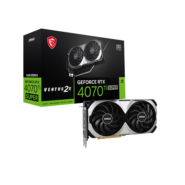 Msi RTX4070TI Super 16GB GDDR6X 256bit 3xDp/Hdmi RTX4070TI SUPER 16G VENTUS2X OC