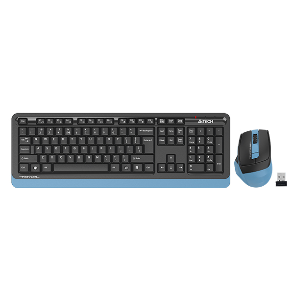 A4 Tech FG1035 Mavi Usb Kablosuz Q Multimedya Klavye + Mouse Set
