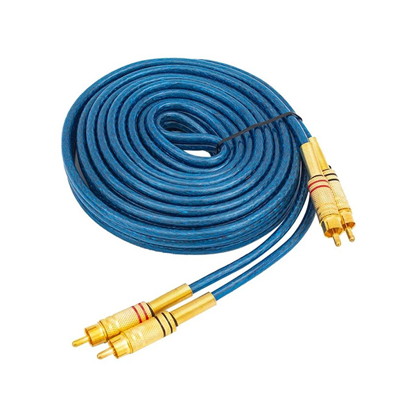 Powermaster 2RCA To 2RCA 4.5 Metre Mavi Ara Kablo