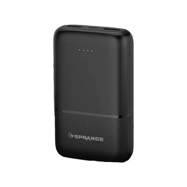 Sprange SR-P12 10 10.000mAh Hızlı Şarj Destekli Powerbank Taşınabilir Pil Şarj Cihazı Siyah
