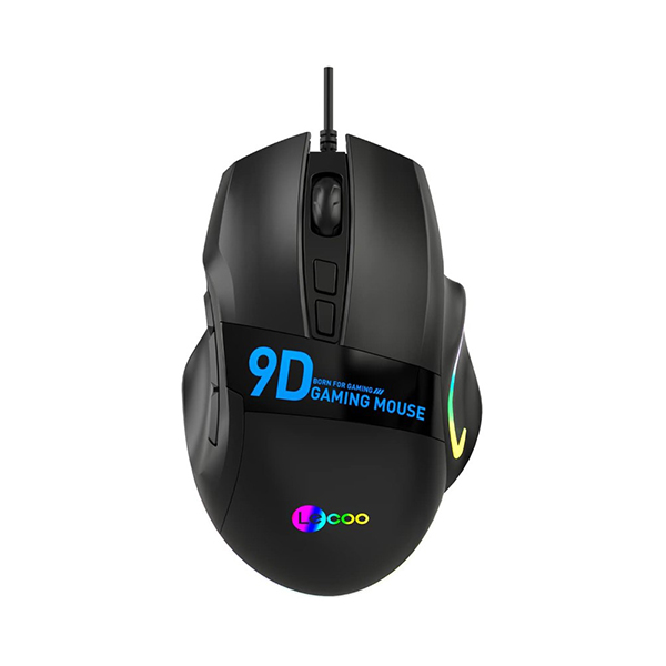 Lenovo Lecoo MS130 Kablolu RGB Makro Tuşlu Optik Gaming Mouse Siyah