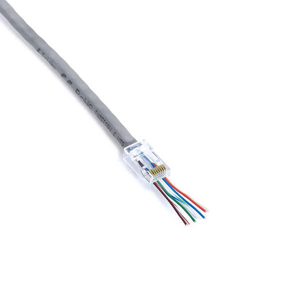 Frisby FNW-RJ4528N EZ-RJ45 CAT6 Yeni Nesil Pass Type Konnektör 100 Adet