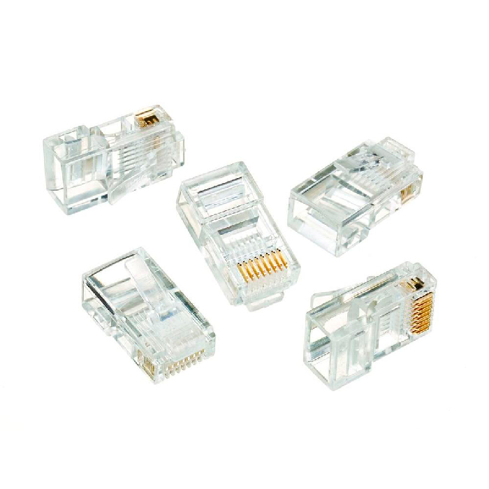 Xetef 8P8C RJ45 CAT6 Konnektör 100 Adet Çapraz