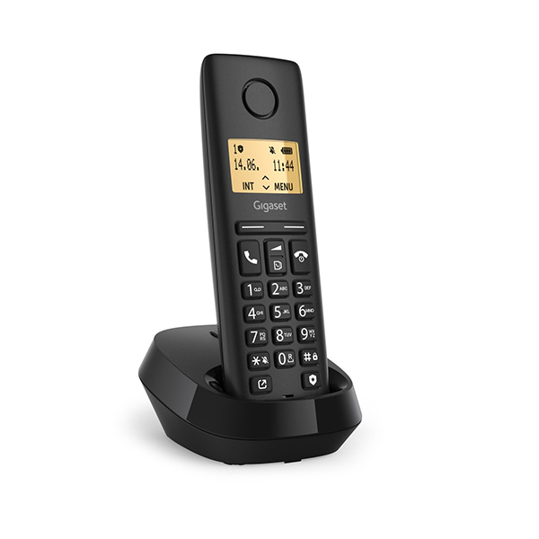 Gigaset Pure 100 Dect Telefon Siyah