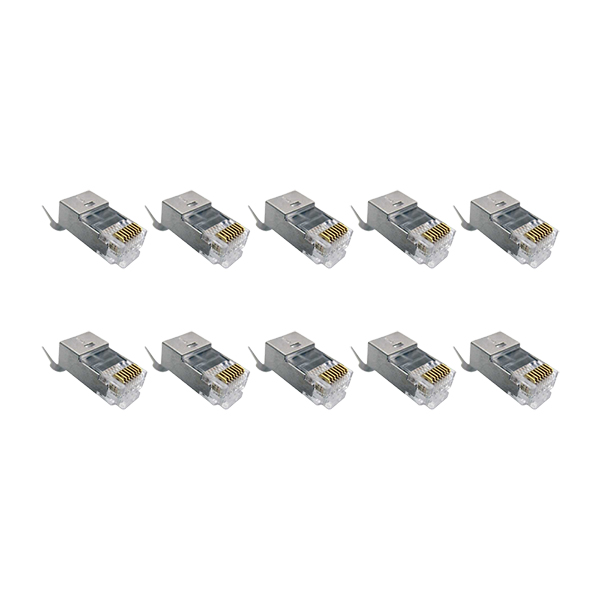 TeknoGreen TKJ-CAT106 RJ45 CAT6 Metal Konnektör 10 Adet