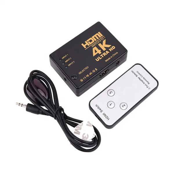 Nivatech NTC-3001 3 Port 4K Uhd Kumandalı Hdmi Switch