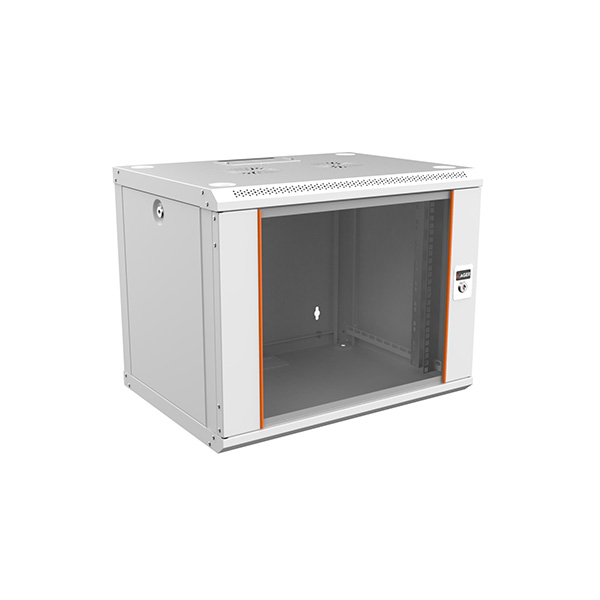 Ager 9U 600X600 Demonte Agena Flat Serisi Duvar Tipi Kabinet Beyaz AG-AF09U6060B1-CBAA-A-D1 (Ön Çıtalı Cam/C-B1)