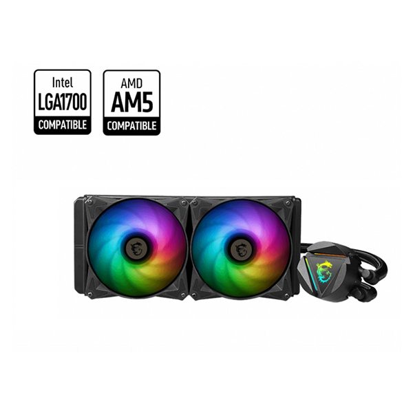 Msı Mag Corelıquıd 240R V2 240mm 2x12CM Argb Fan 1700/AM5 Sıvı Sogutucu