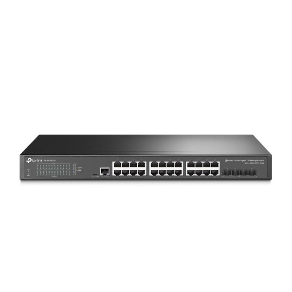 Tp-Link TL-SG3428X 24 Port 10/100/1000 +4 SFP L2 Rackmount Yönetilebilir Switch