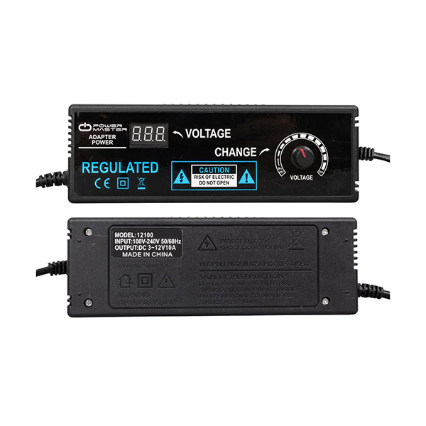 Powermaster PM-22380 3-12V 10A 5.5x2.5mm Voltaj Kademeli Adaptör