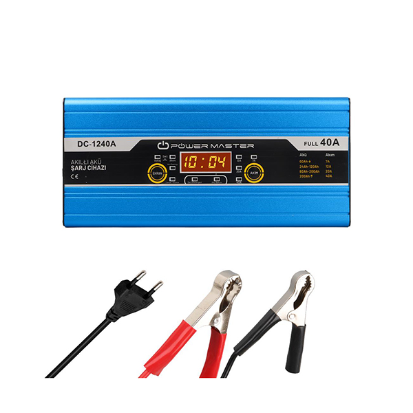 Powermaster Dc-1240A 12V Max 40A Akıllı Akü Şarj Cihazı