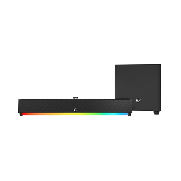 Rampage RM-1 SoundWave Plus Siyah Total 64W 16V/4.06A BT+USB+AUX+TF Kartlı Gaming Soundbar Speaker