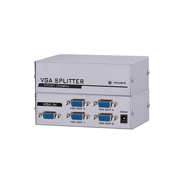 Nivatech NTC-514 4 Port 200 Mhz VGA Splitter VGA-2004 Beyaz