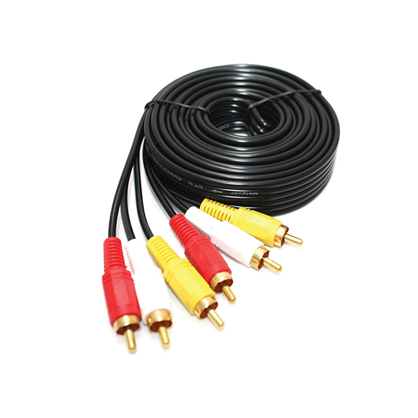 TeknoGreen TK3R-010 10 Metre 3xRCA To 3xRCA Ses Kablosu