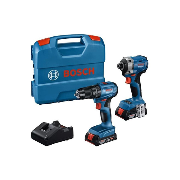 Bosch Professional GSB 185-LI Darbeli Vidalama + GDR 18V-215 Darbeli Somun Sıkma 2x2Ah Akülü 06019N2024