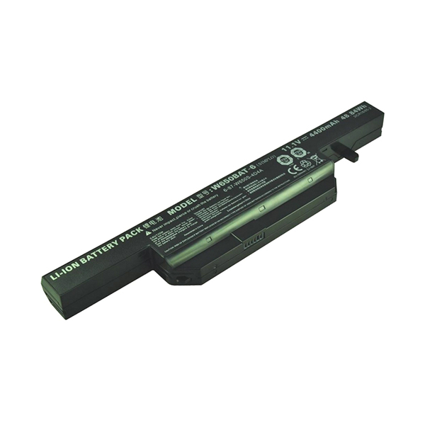 CLEVO W650BAT-6 11.1V 4400 mAh 62.16Wh Notebook Batarya