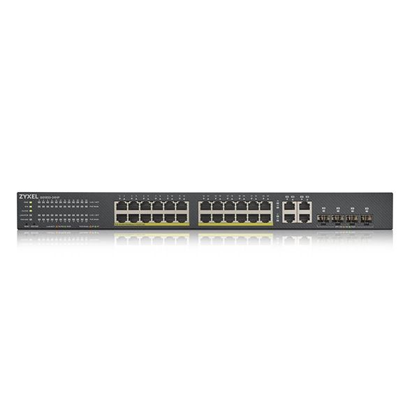 Zyxel GS1920-24 V2 24 Port 10/100/1000 +4 SFP L2 Rackmount Yönetilebilir Switch