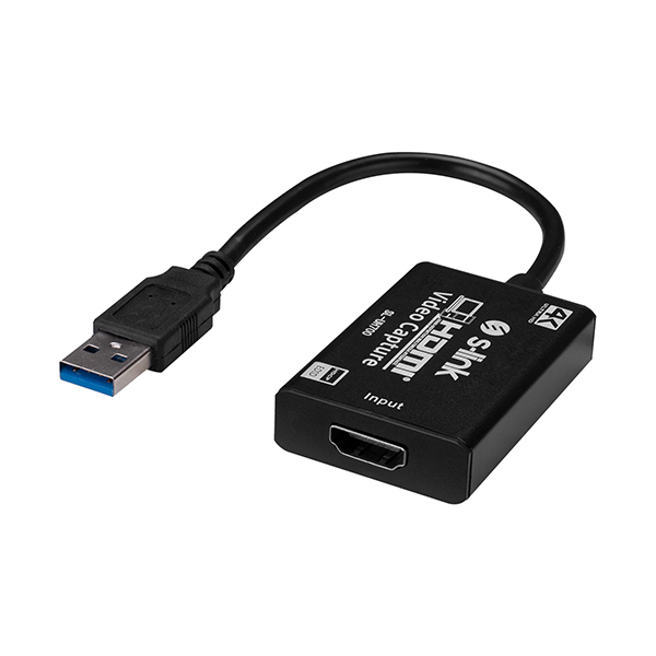 S-link SL-UH700 Siyah USB 3.0 To HDMI Video Yakalayıcı Capture Konnektör
