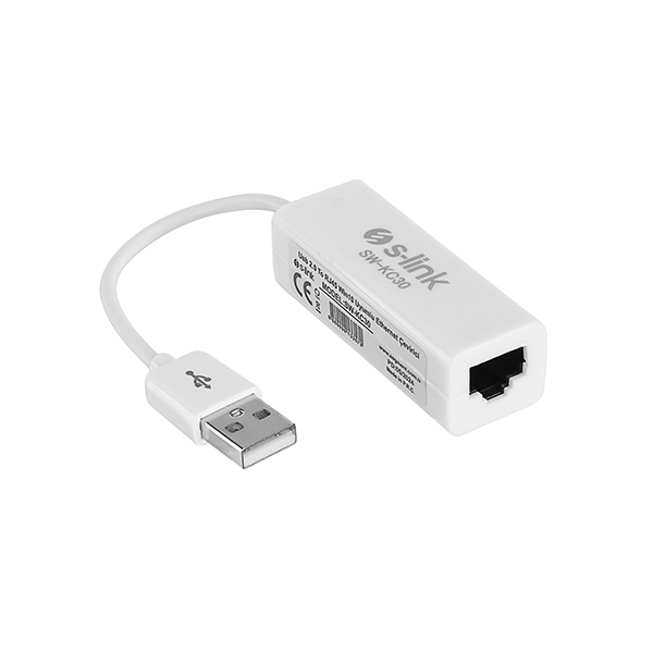 S-link SW-KC30 Usb 2.0 To RJ45 10/100 Win10 Uyumlu Ethernet Çevirici