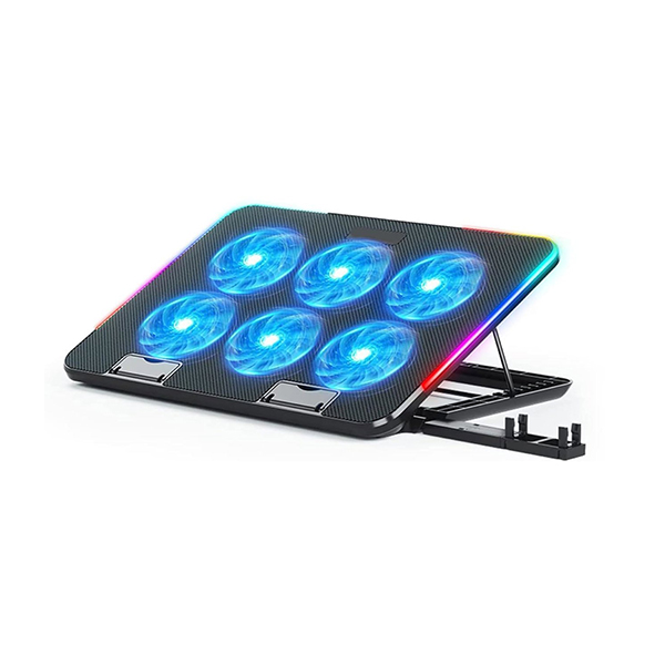 Concord C-885 15.6 RGB 6 Fanlı Telefon Standlı Notebook Soğutucu