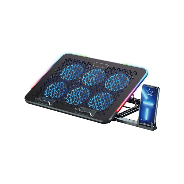Concord C-886 15.6 RGB 6 Fanlı Telefon Standlı Notebook Soğutucu
