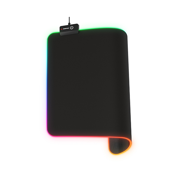 Rampage BLITZ RGB M (MP-23) Siyah 252*328*3mm RGB Ledli Gaming Mouse Pad