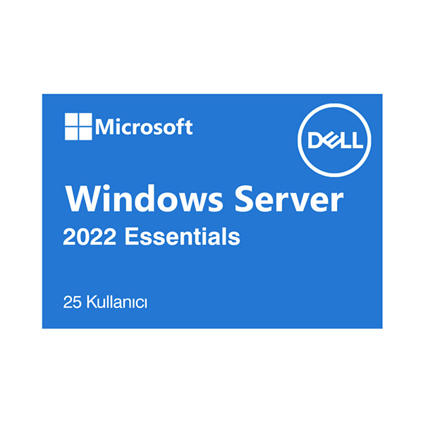 Dell Windows Server 2022 Essential ROK 25 Kullanıcı W2K22ESN-ROK