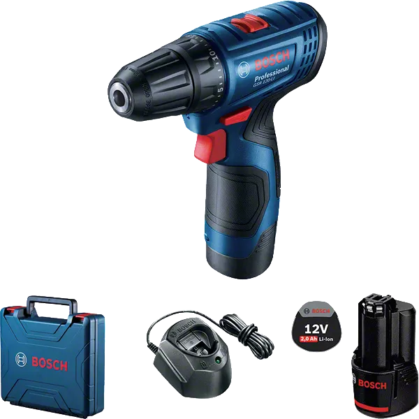 Bosch Professional GSB 120 Li 2x2Ah Akülü Darbeli Delme Vidalama Makinesi 06019G8102