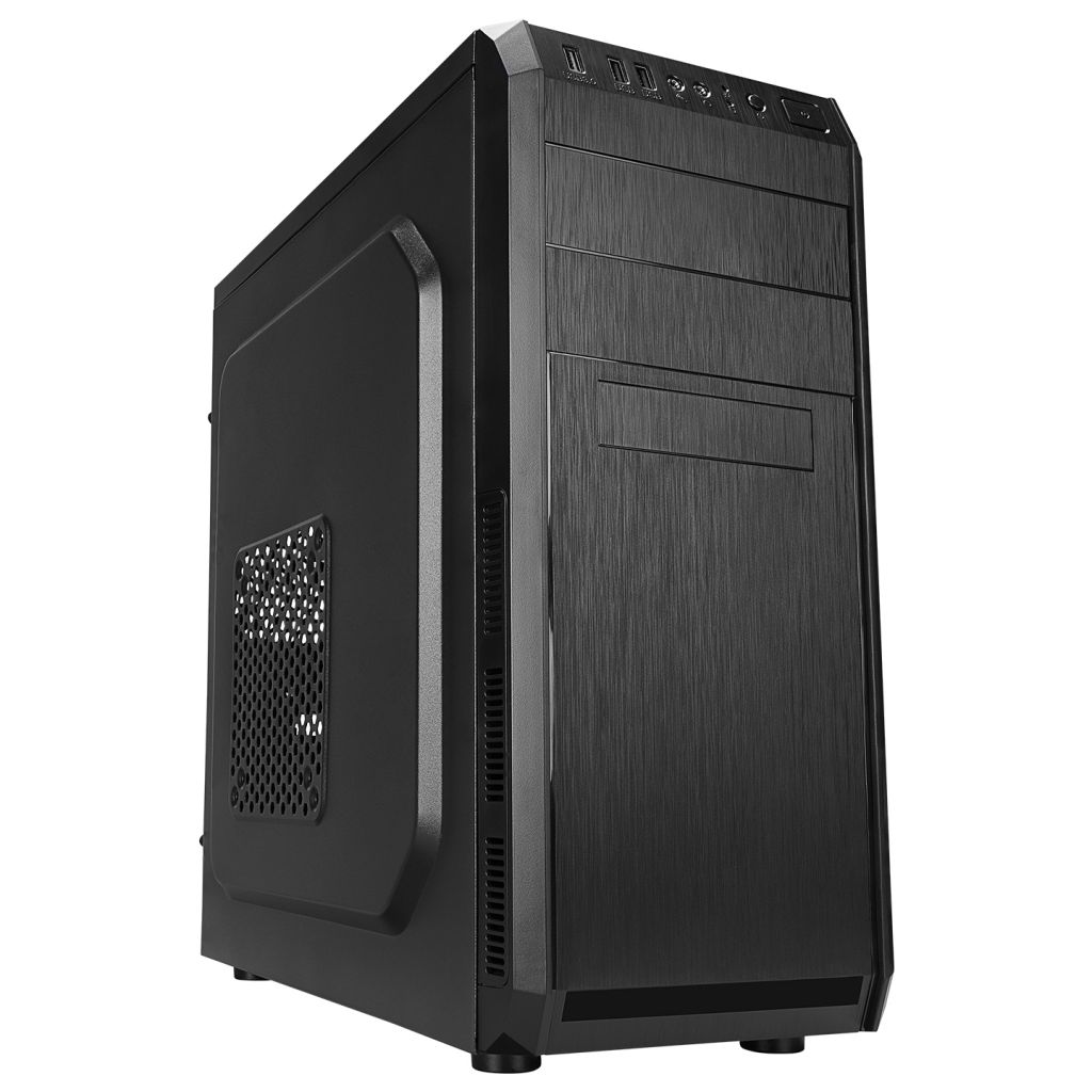 Everest 318B 300W Peak Siyah Metal Panel ATX Midi Tower Pc Kasası