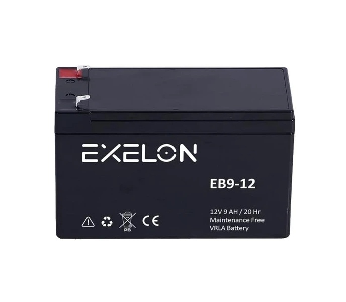 Exelon Eb9-12 12V 9AH Bakımsız Kuru Tip Ups Aküsü 2.50 Kg+