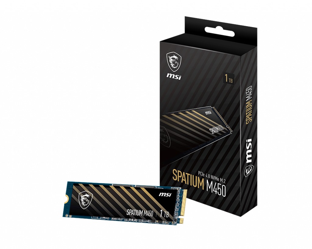 Msı Ssd Spatıum M450 1Tb 3400/2400 4.0 M.2 Nvme Ssd