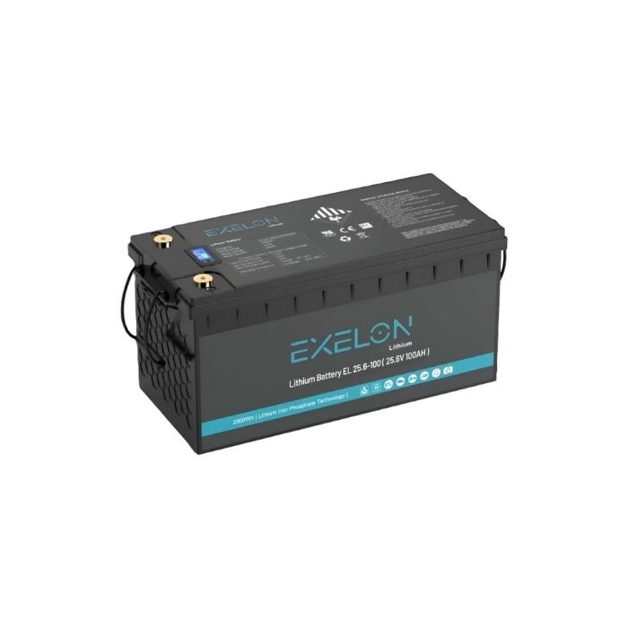 Exelon 25.6V 100 AH Lityum Akü